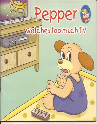 Pepper Watches Too Much TV