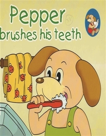Pepper Brushes his Teeth